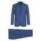 291-20 Men's Slim Fit 2-Piece Single Breasted Check Dress Suit