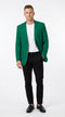 Men’s Kelly Green Blazer with Black Pants – Church, Business and Formal