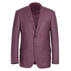 293-16 Men's Slim Fit Notch Lapels Berry Solid Suits