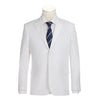 611-2 Men's New Slim Fit Checked Linen Suits