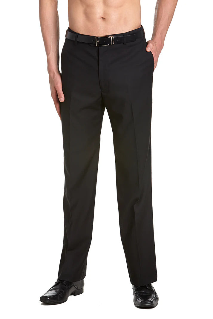 Mens Dress Tuxedos Pants in Color Flat Front No Pleat