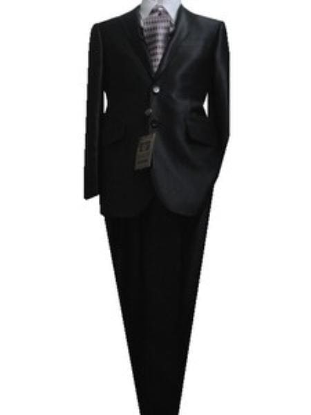 Black Fitted Suit - AlbertoNardoniStore