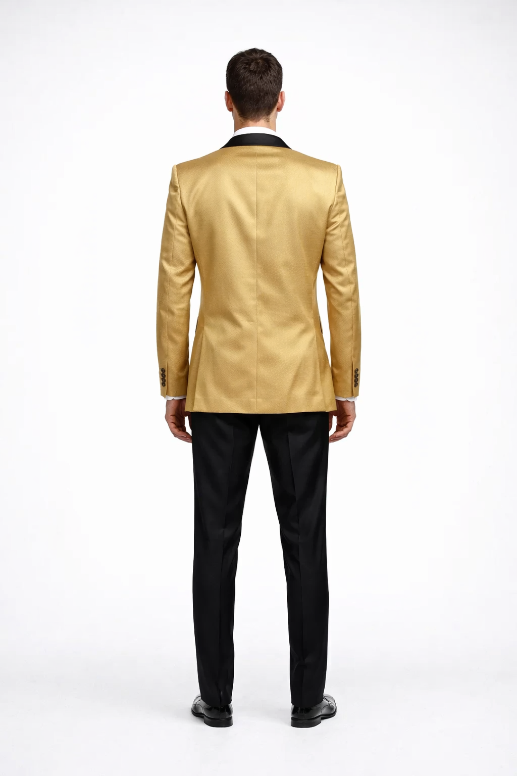 2 Toned Dinner Jacket with Gold Tuxedo