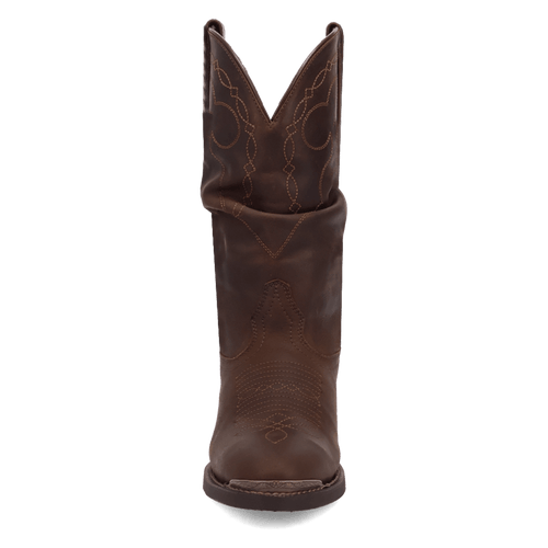 Laredo Lazy River Leather Boot - Premium Brown Ankle Boot