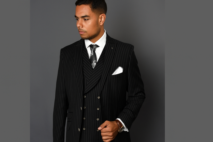 Statement Suits Black Grey