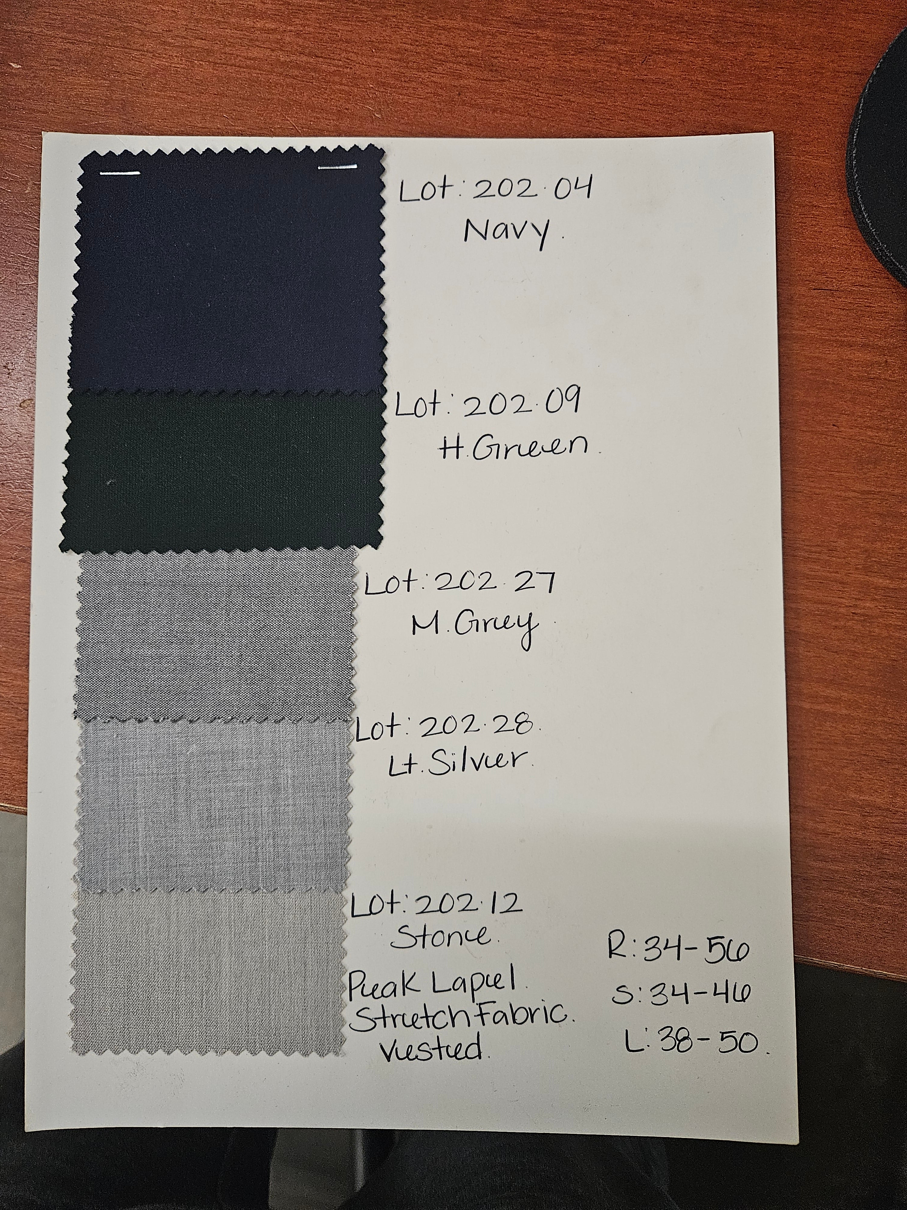 Retro Paris Brand Designer 4 Way Stretch Suits in Color Peak Lapel Vested 3 Piece