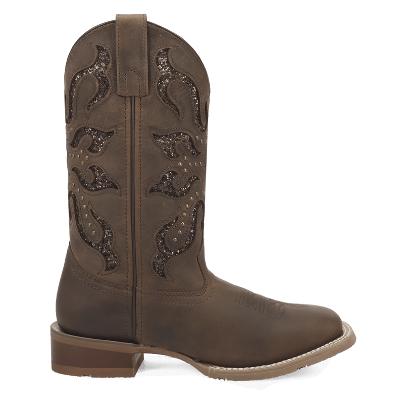 Laredo Lonestar Lace Leather Boot - Classic Western Style