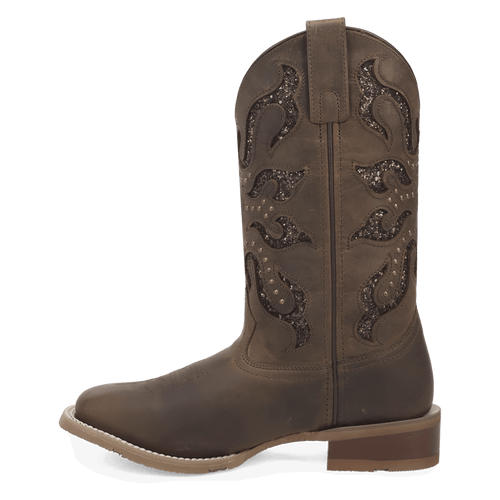 Laredo Lonestar Lace Leather Boot - Classic Western Style