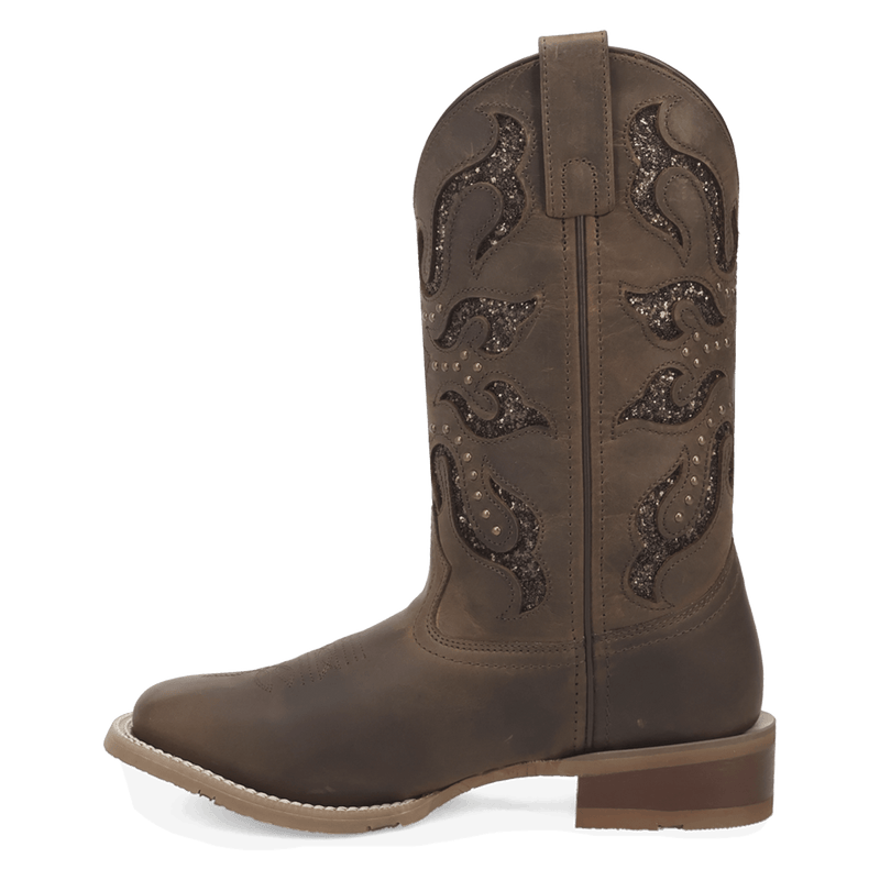 Laredo Lonestar Lace Leather Boot - Classic Western Style