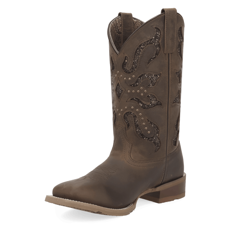 Laredo Lonestar Lace Leather Boot - Classic Western Style