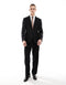Mens Satin Suit -  Shiny Black Suit - Prom Suit