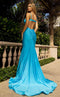 Jessica Angel JA2370 Sweetheart Spaghetti Strap Fitted Jersey Beaded Dress
