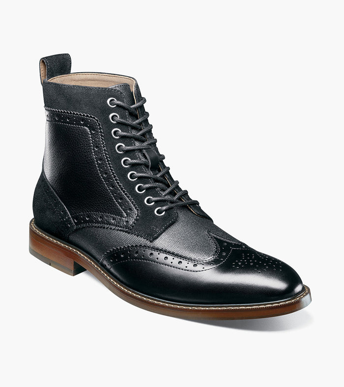 FINNEGAN Wingtip Lace Up Boot
