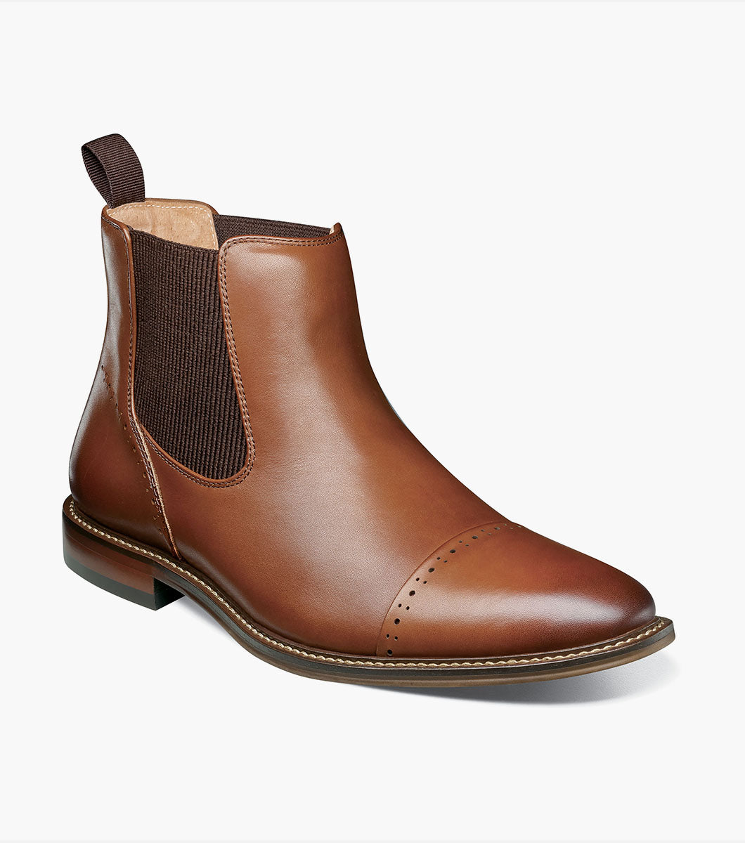 Stacy Adams Maury Cap Toe Chelsea Boot by Stacy Adams Shoes