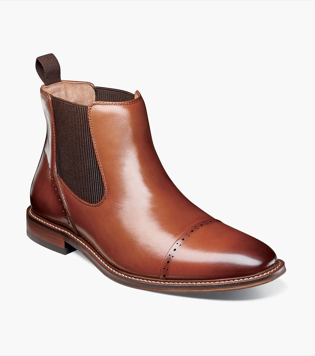 Stacy Adams Maury Cap Toe Chelsea Boot by Stacy Adams Shoes