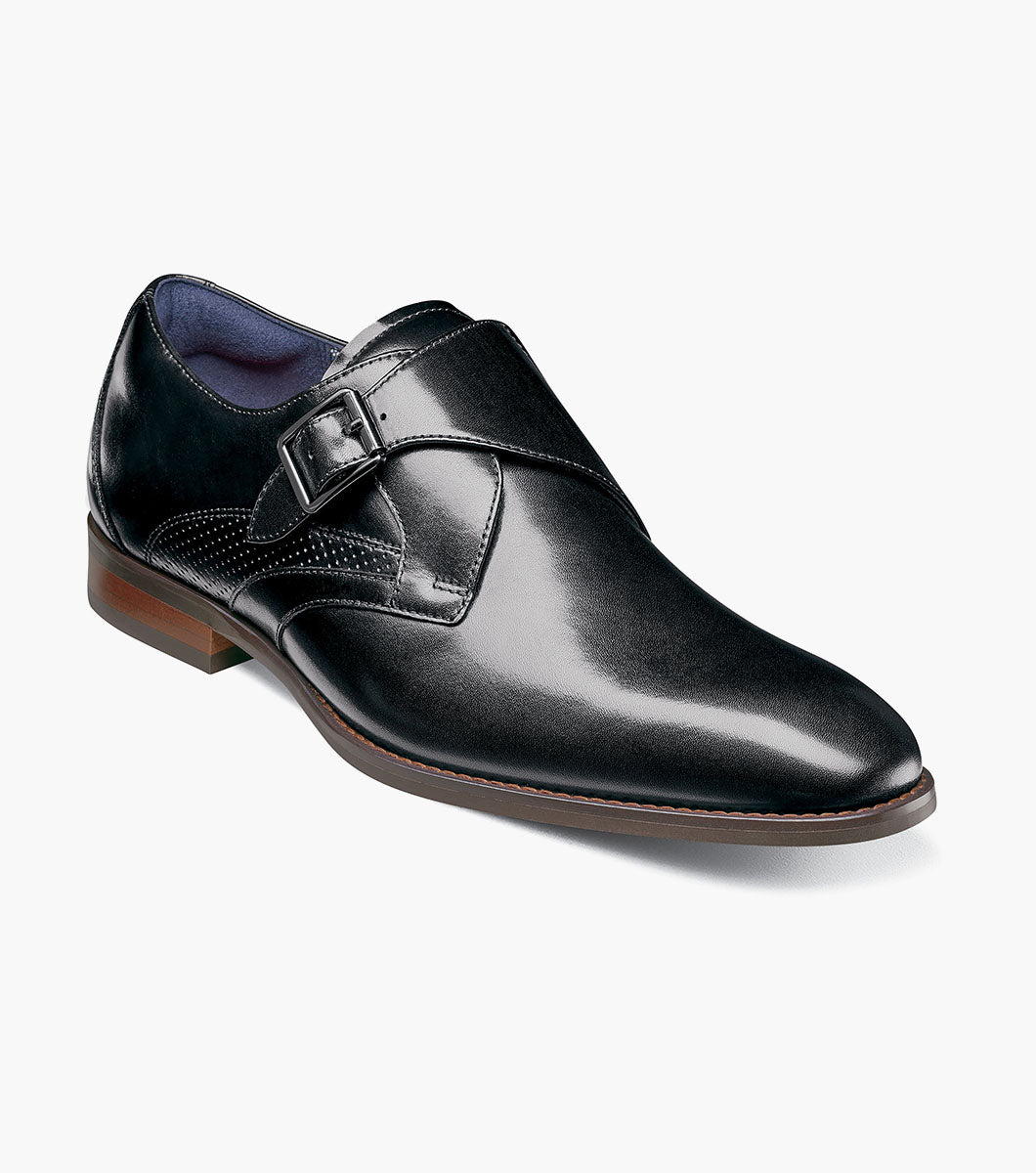 Stacy Adams Karcher Plain Toe Monk Strap by Stacy Adams Shoes