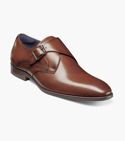 Stacy Adams Karcher Plain Toe Monk Strap by Stacy Adams Shoes