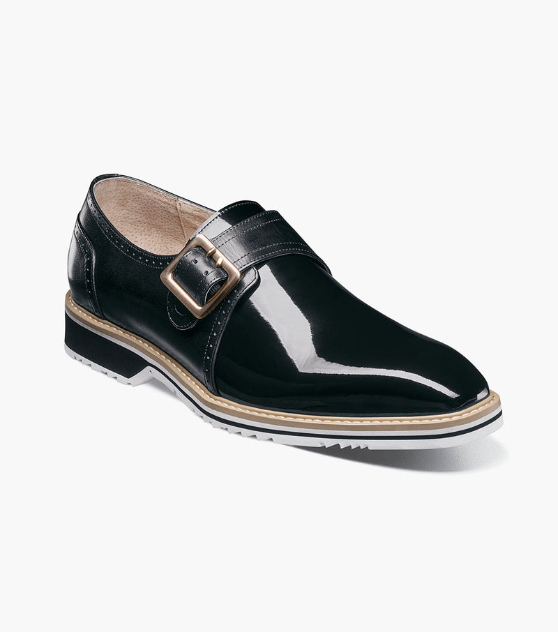 Stacy Adams Bartram Plain Toe Monk Strap by Stacy Adams Shoes