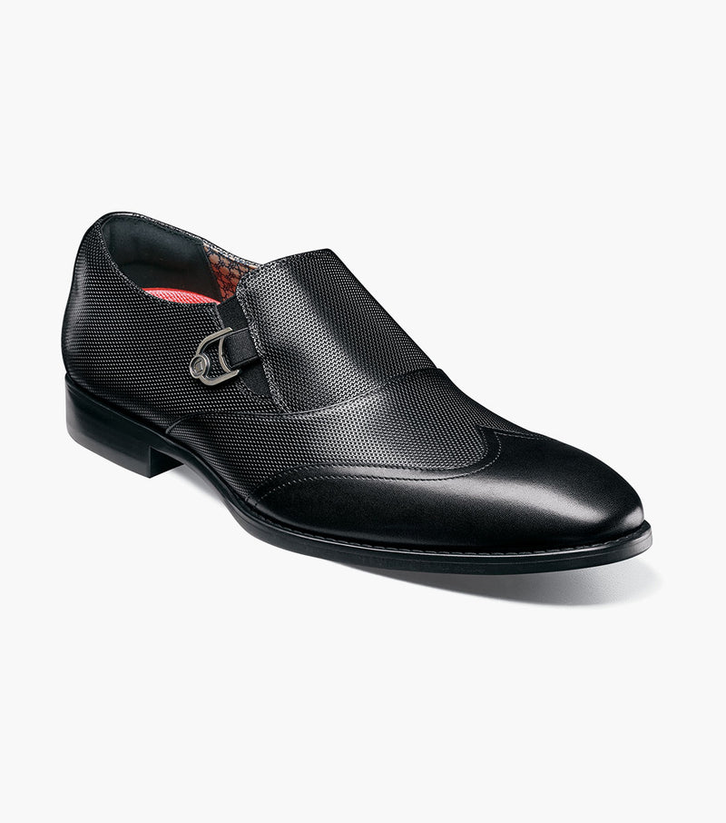 Stacy Adams Lockwood Wingtip Ornament Slip On by Stacy Adams Shoes