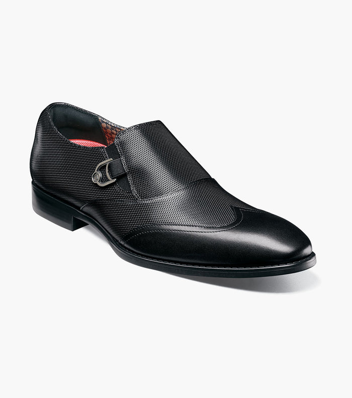 Stacy Adams Lockwood Wingtip Ornament Slip On by Stacy Adams Shoes