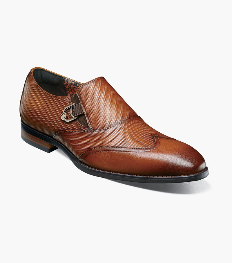 Stacy Adams Lockwood Wingtip Ornament Slip On by Stacy Adams Shoes
