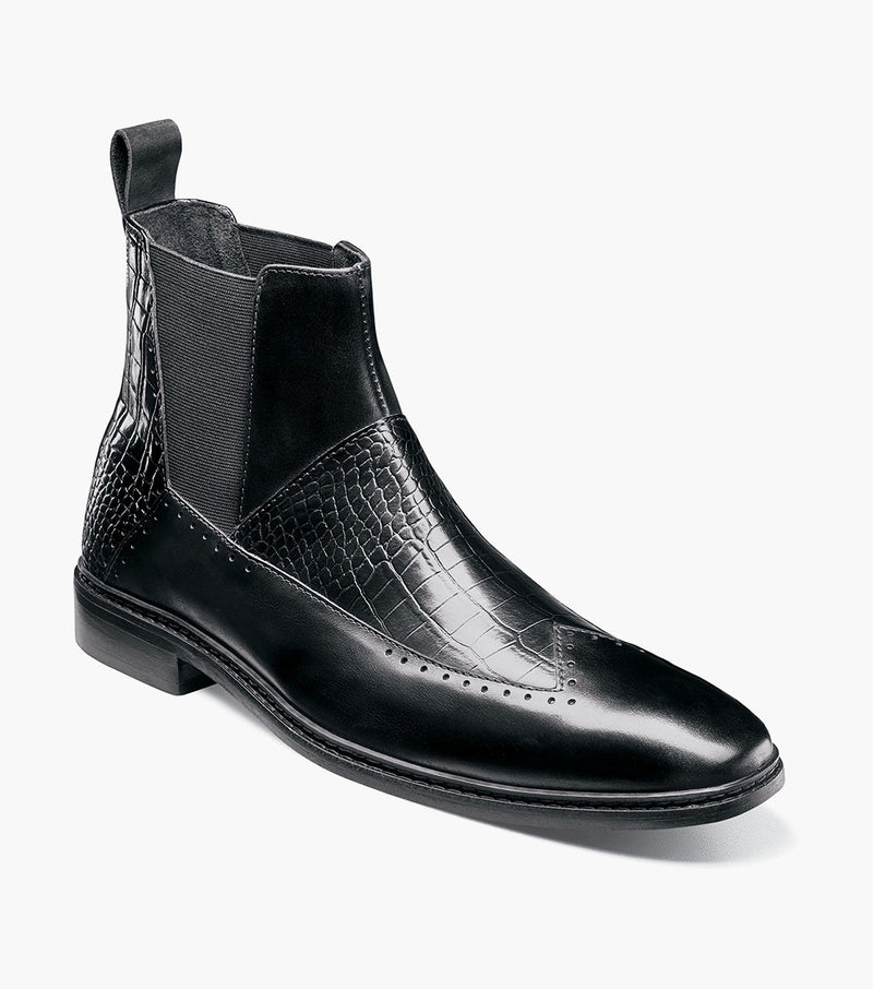 Stacy Adams Garza Wingtip Chelsea Boot by Stacy Adams Shoes