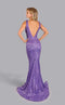 Jessica Angel JA2594 V-Neck Illusion Sleeveless Mermaid Stretch Sequin Dress