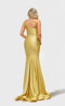 Jessica Angel JA2656 One-Shoulder Sheath High Slit Evening Formal Jersey Dress