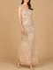 lara 28863 - Beaded Cap Sleeve Gown