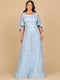 Lara 28881 - Cape Sleeve Mother's Gown