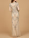 Long Sleeve Beaded Gown