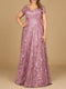 Tonal Lace Ballgown