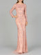 Long Sleeve Lace Gown