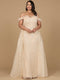 Lara 29161 Overskirt Mother of the Bride Dress Off Shoulder Evening Gown with Feathers