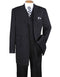 Gangster Suit - Mobster Suit - Mafia Suit For Mens 6 Button Double Breasted Vest Zoot Suit in Black