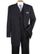 Mens 6 Button Double Breasted Vest Zoot Suit in Black