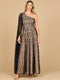 One Shoulder A-Line Gown