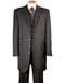 Mens Ton on Ton Stripe Fashion Zoot Suit in Brown