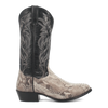 Dan Post Men's Manning Python Snakeskin Round Toe Boots - Natural