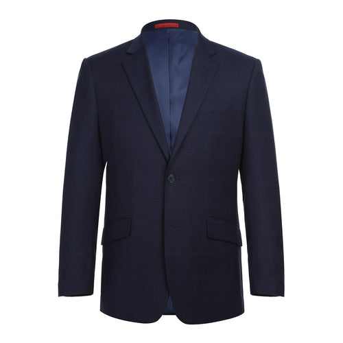 293-29 Men's Slim Fit Checked Suits