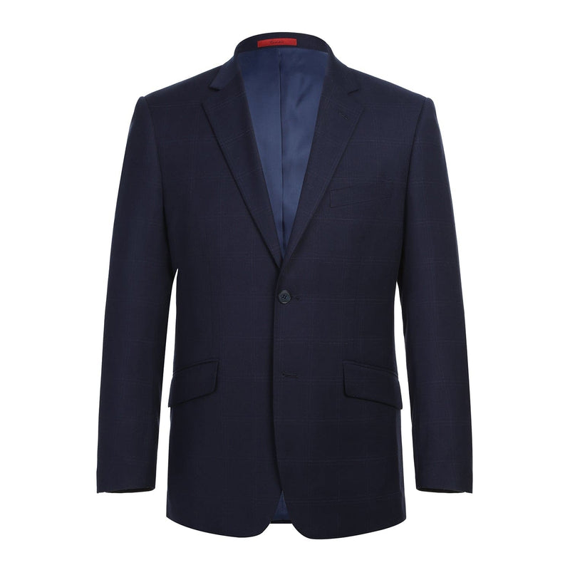 293-29 Men's Slim Fit Checked Suits