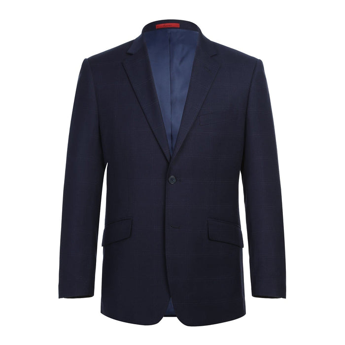 293-29 Men's Slim Fit Checked Suits