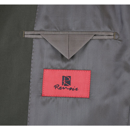 201-10 Men's 2-Piece Slim Fit Single Breasted Notch Lapel Suit