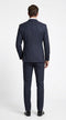 Men’s Patrick Bateman Inspired Navy Pinstripe Suit – American Psycho 1980s Business Style 2 Piece Suit