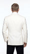 Men’s James Bond Style Ivory Dinner Jacket, White Tuxedo Blazer for Wedding, Prom and Black Tie Events