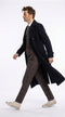 Men’s Black Long Overcoat – Doctor Who Fourteenth Doctor David Tennant Inspired Costume Coat