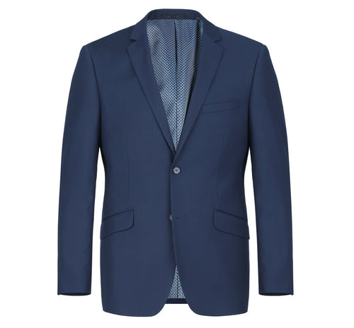 2110-19 Men's Slim Fit Solid Stretch 2-Piece Suit