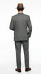Men’s Grey Vintage Gangster Suit – Bonnie and Clyde Inspired 3 Piece Classic 1920s Formal Outfit