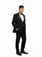 Men’s Black Peaky Blinders Style Three-Piece Tuxedo Suit – Classic Formal Suit with Blazer and Waistcoat Peak Lapel 1920s Style