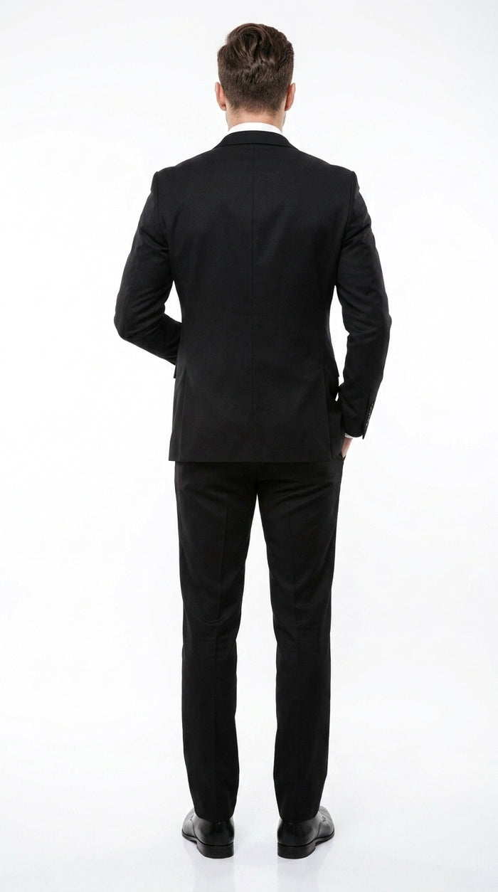 Men’s Black Men in Black Inspired Suit – Classic 2 Button Agent Style Formal Suit